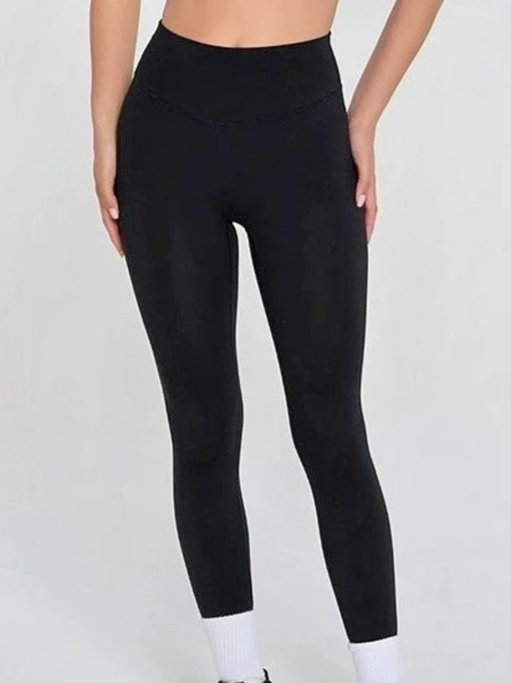 FORM Core Leggings Full Length Black High Rise Like New Size M